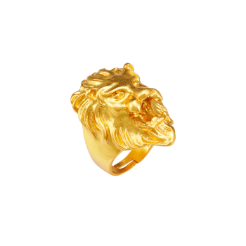 Ring made from brass, goldplated